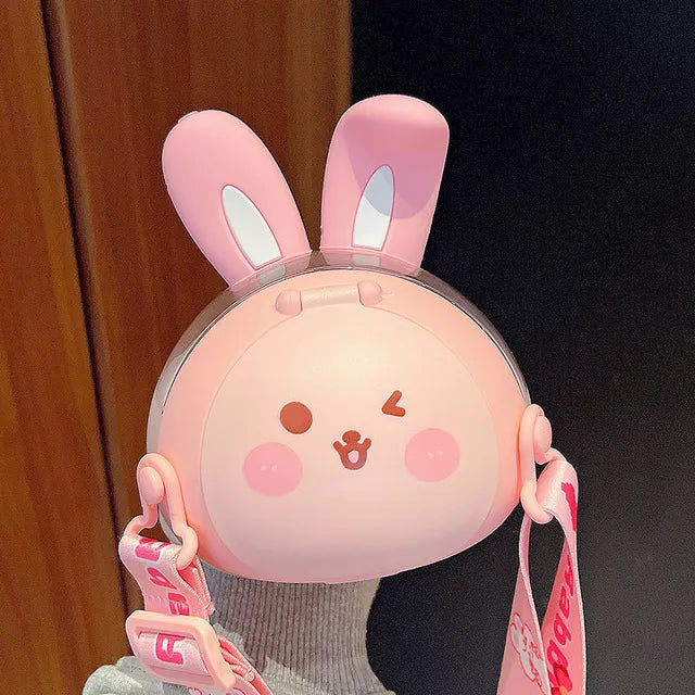 Cute Bear Straw Water Bottle – 750ml Kids Cup - Toki Toy Box