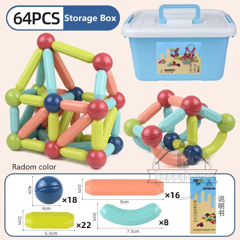 Magnetic Sticks – Storage Bag Option | Toki Toy Box