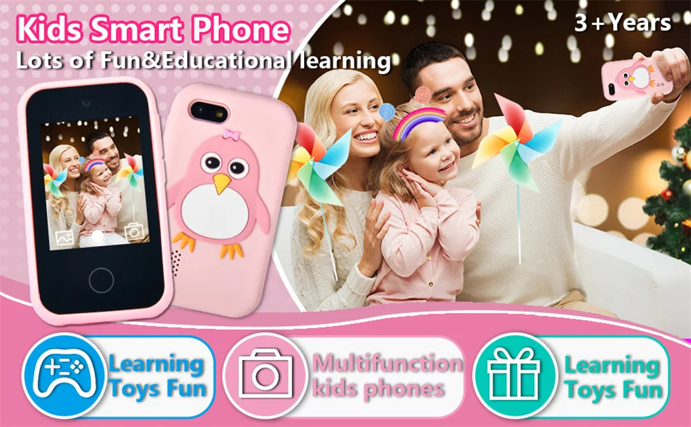 Smart Kids Toy Phone with Camera & Games - Toki Toy Box