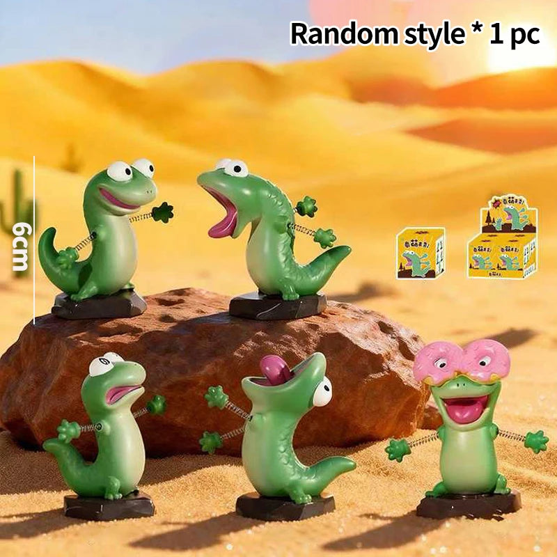 3D Printed Lizard Figurine – Articulated Desk Toy
