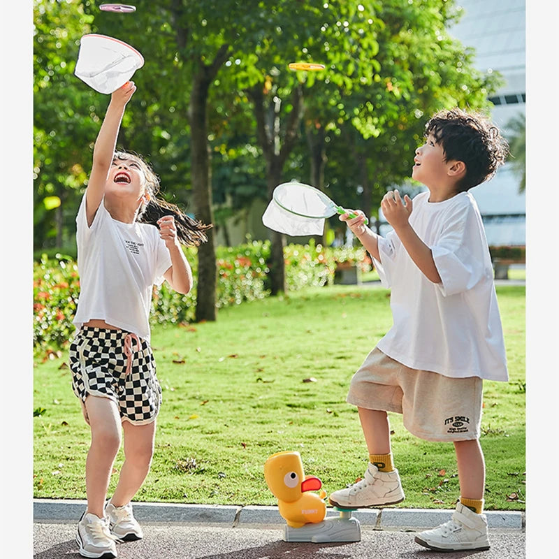 Rocket Jump Flying Disc Launcher for Kids – Size Reference | Toki Toy Box