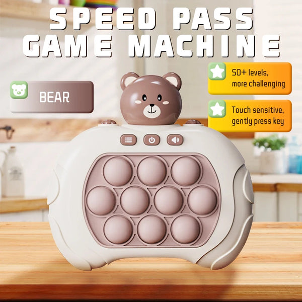 Quick Push Bubble Game – Light-Up Fidget Toy for All