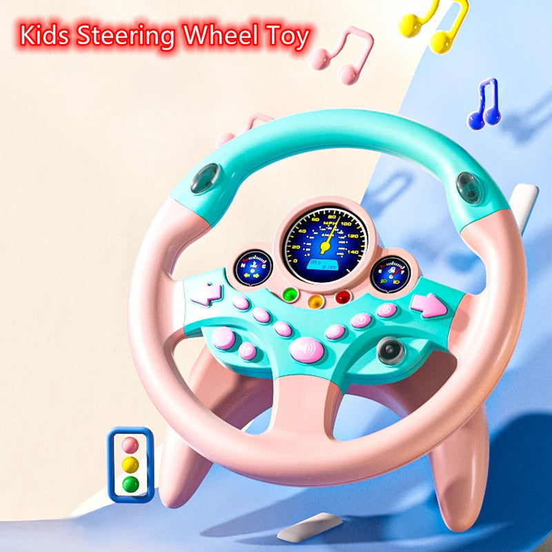 Toddler Steering Wheel Toy – Travel Fun for Kids - Toki Toy Box