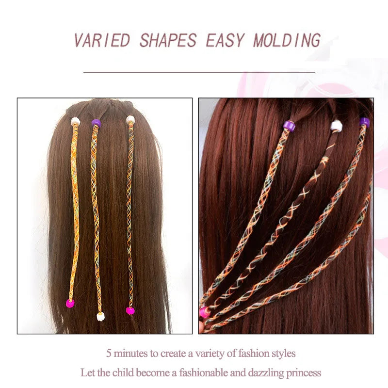Children'S Magic Hair Braid Modeling Toy Set Girl Tie Hair Creative Makeup Automatic Hair Braid Braiding Electric Diy Tools