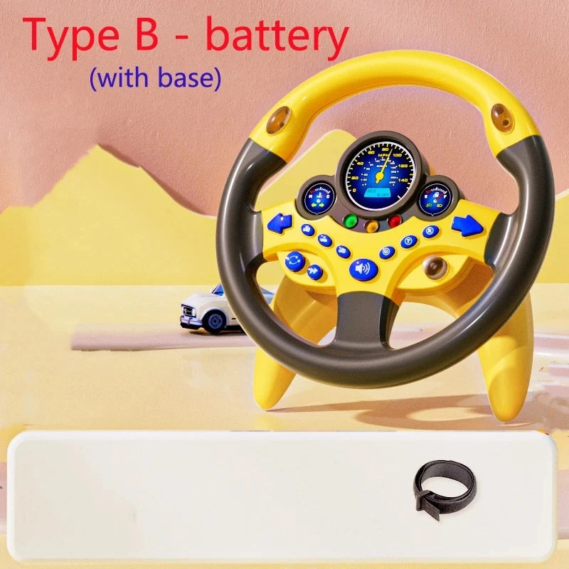 Toddler Steering Wheel Toy – Travel Fun for Kids - Toki Toy Box