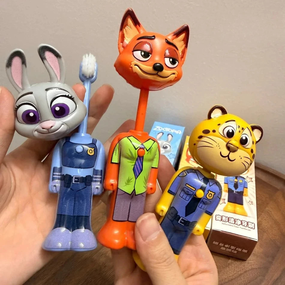 Cute Animal Transforming Kids Toothbrush