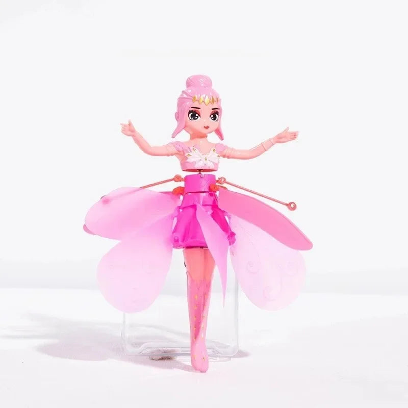 Flying Princess Helicopter Doll – Gesture LED Toy – Color Options | Toki Toy Box