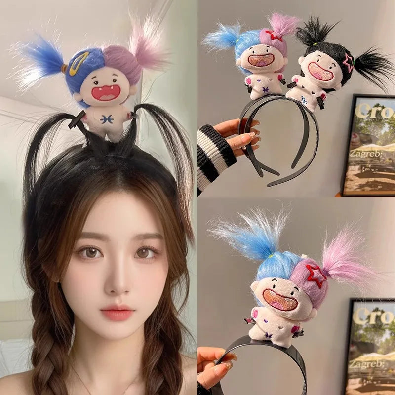 Cute Capy Plush Headband for Fun Hair Styling