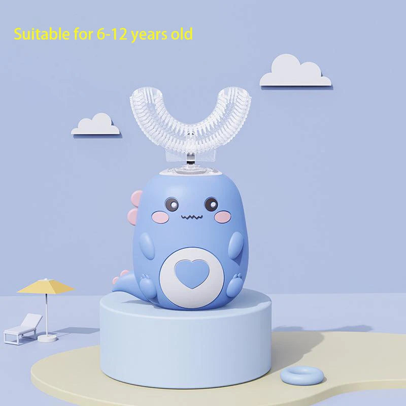Kids U-Shaped Electric Toothbrush – Easy 360° Clean – Features | Toki Toy Box