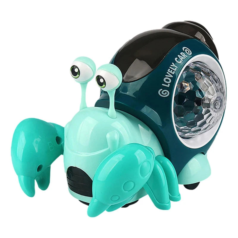 Crawling Crab Baby Toys With Music Light Up Interactive Musical Toys For Baby Dancing Crawling Toys Moving Toddler Toys 0 12 - Toki Toy Box