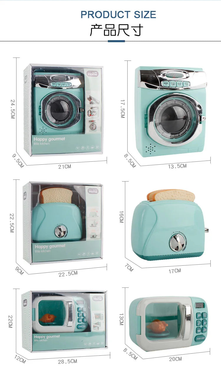 Pretend Kitchen Appliance Play Set for Curious Kids