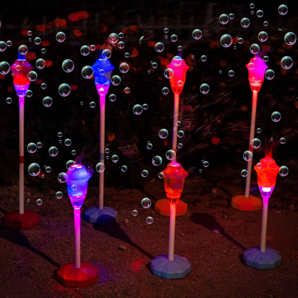 Automatic Bubble Machine with Lights & Music Fun - Toki Toy Box