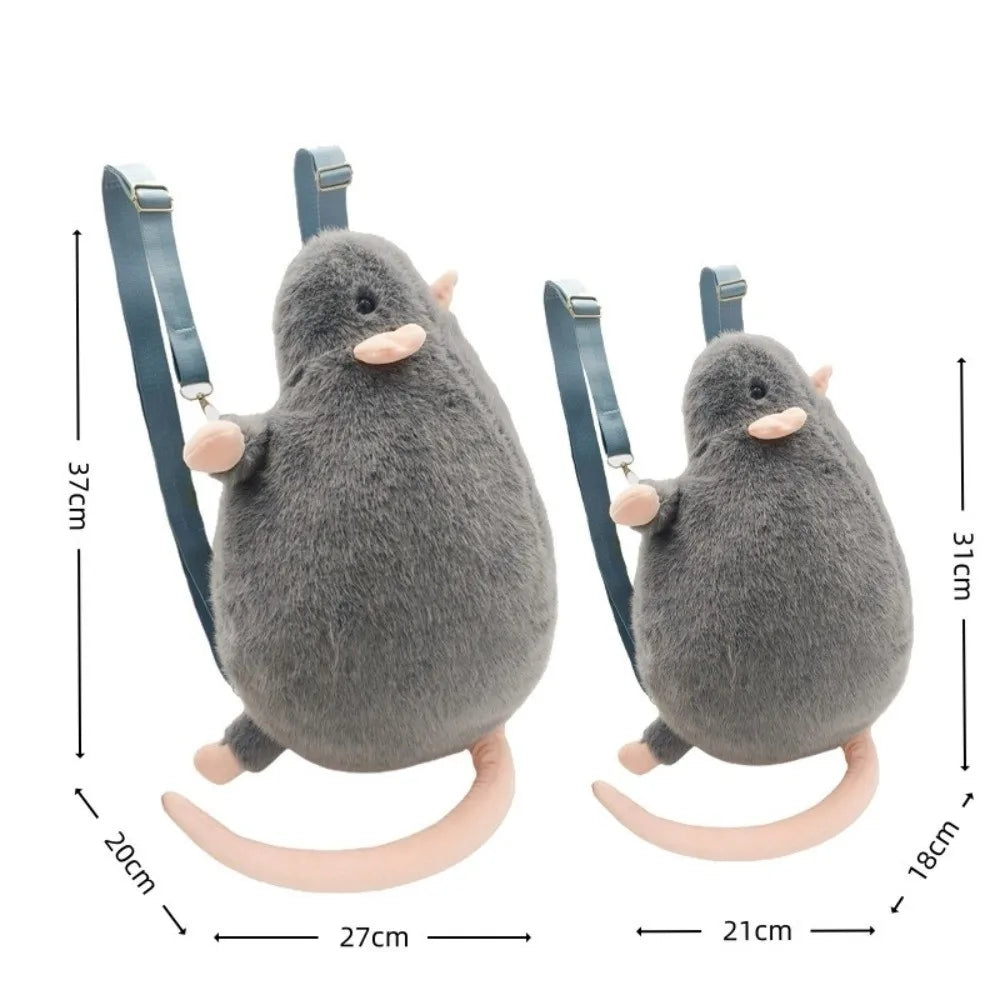 Cute Plush Mouse Backpack | TokiToy Box