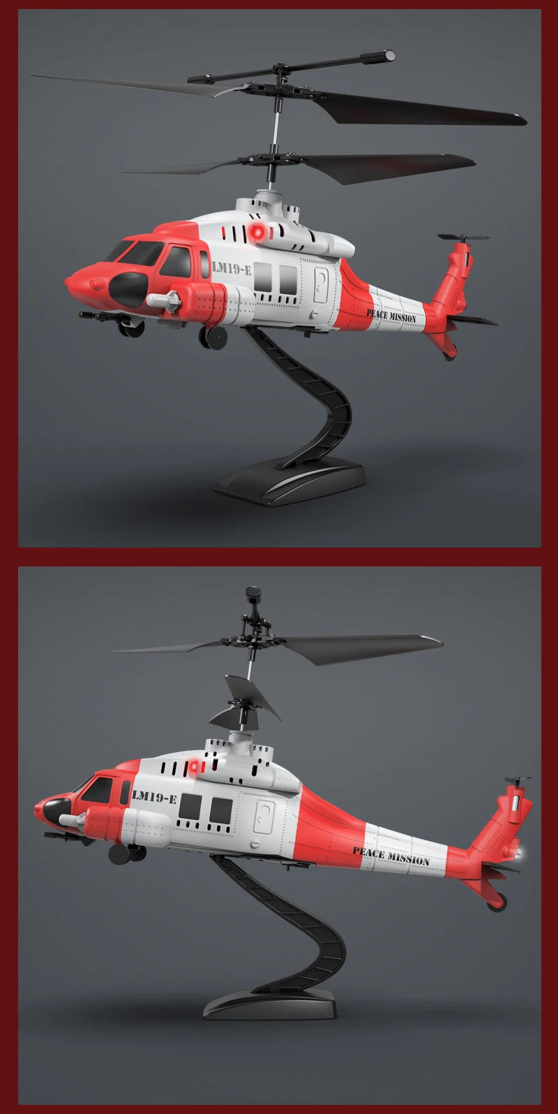 RC Battle Helicopter with Altitude Hold – View 18 | Toki Toy Box