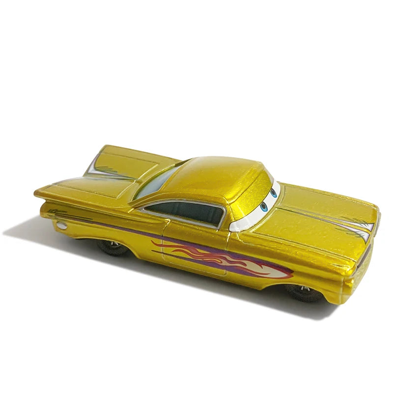 Cartoon Race Car Die-Cast Toy – Pull Back Fun