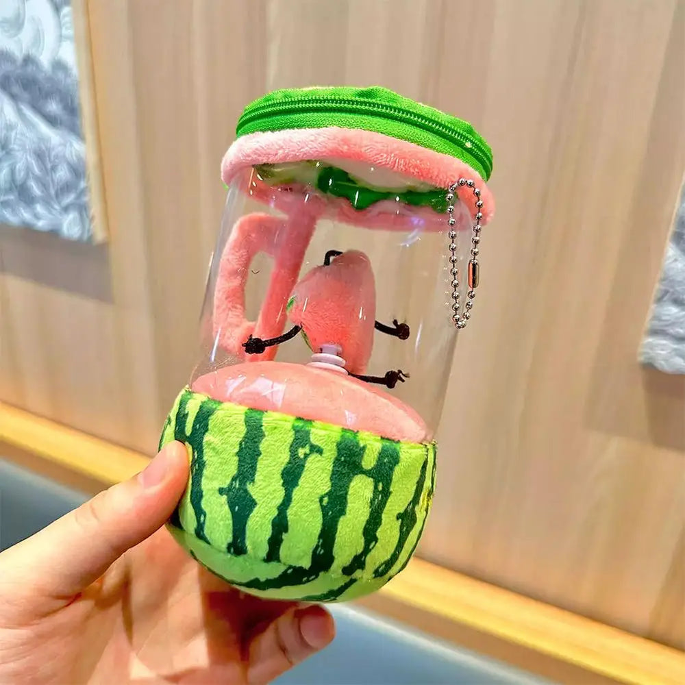 Fruit Pull Plush Toy – Funny Drawstring Buddy for Kids