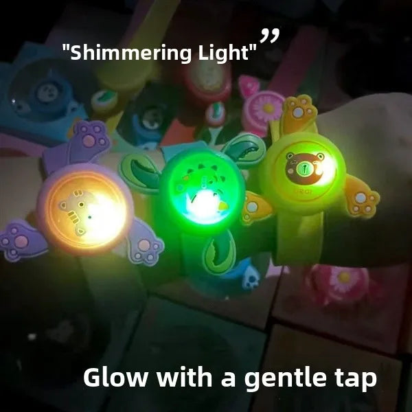 LED Spinner Wristband Toy – Light-Up Fun for Kids