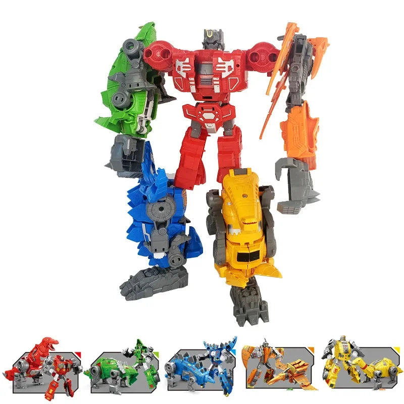 Transforming dinosaur robot toy for kids
