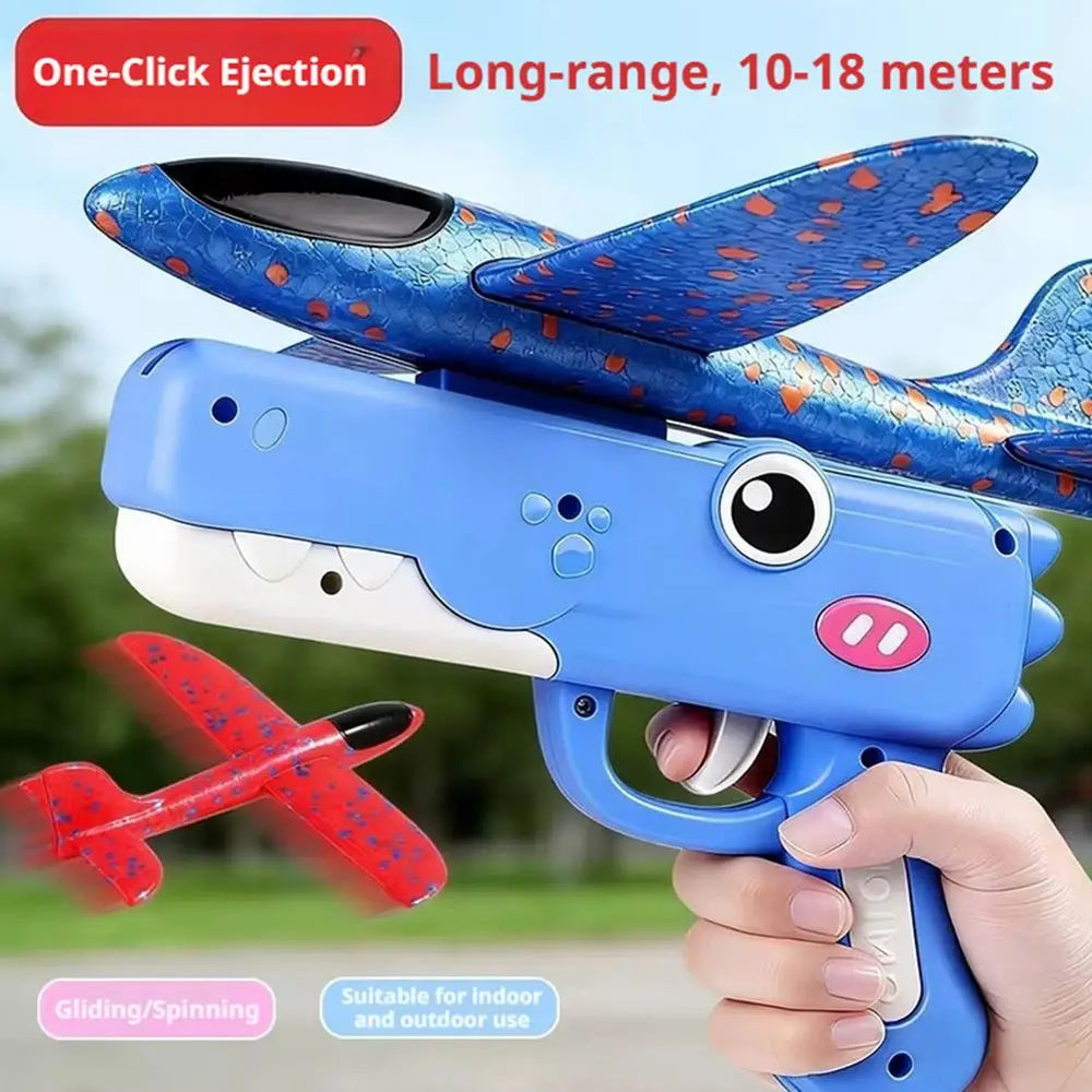 Airplane Launcher – Plane Soaring Mid-Air | Toki Toy Box
