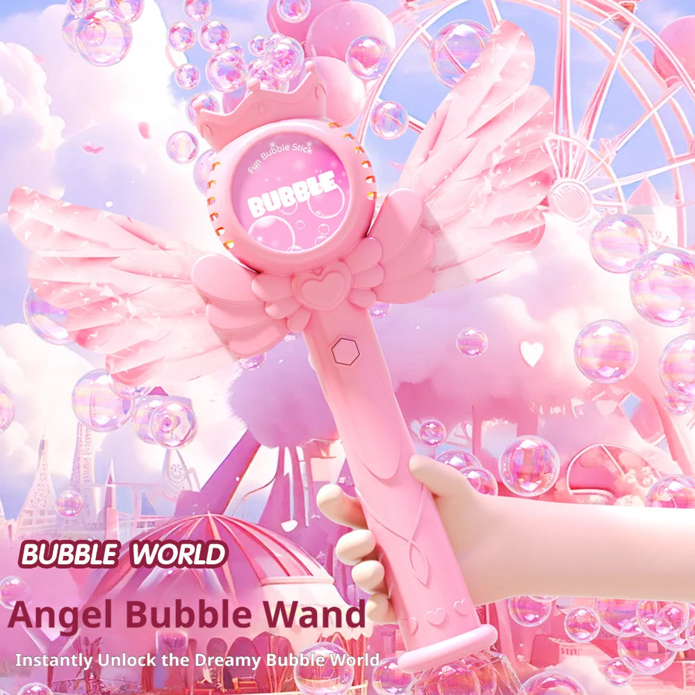 Light-Up Bubble Blaster Wand for Outdoor Fun - Toki Toy Box