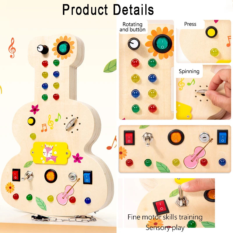 Busy Board – Toggle Switches Detail | Toki Toy Box
