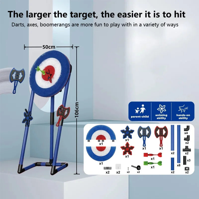 Flying Axe Dart Board Game for Kids & Families - Toki Toy Box
