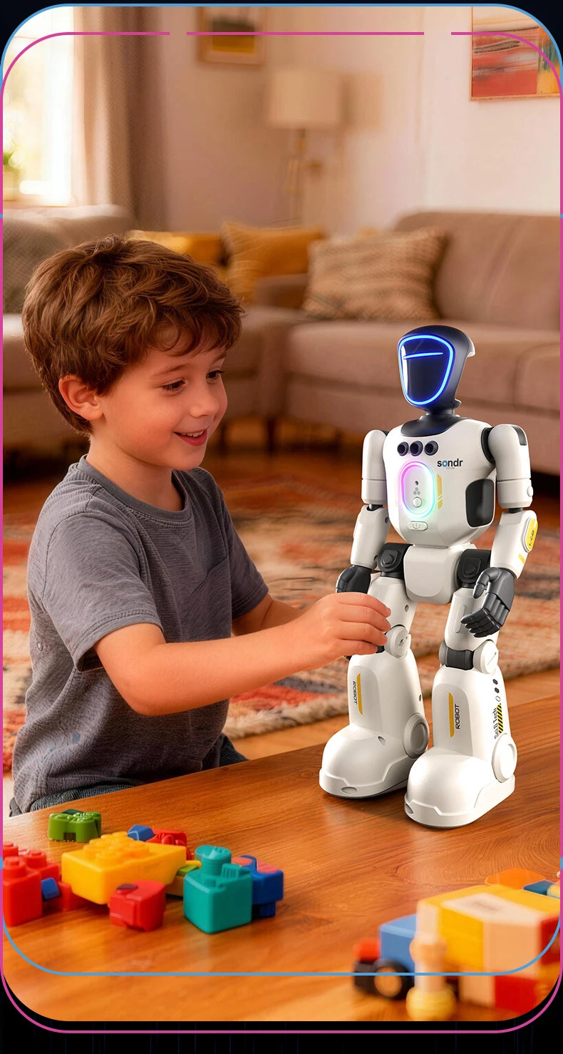 RC Robot Intelligent Robot for Children Remote Controlled Robots Smart Intelligent Dancing RC Robot Toy Gift for Kid R40