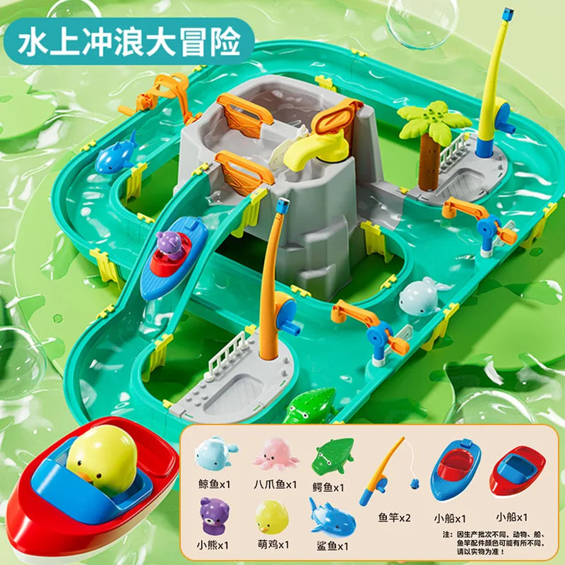 Water Adventure Play Set with Fishing Game