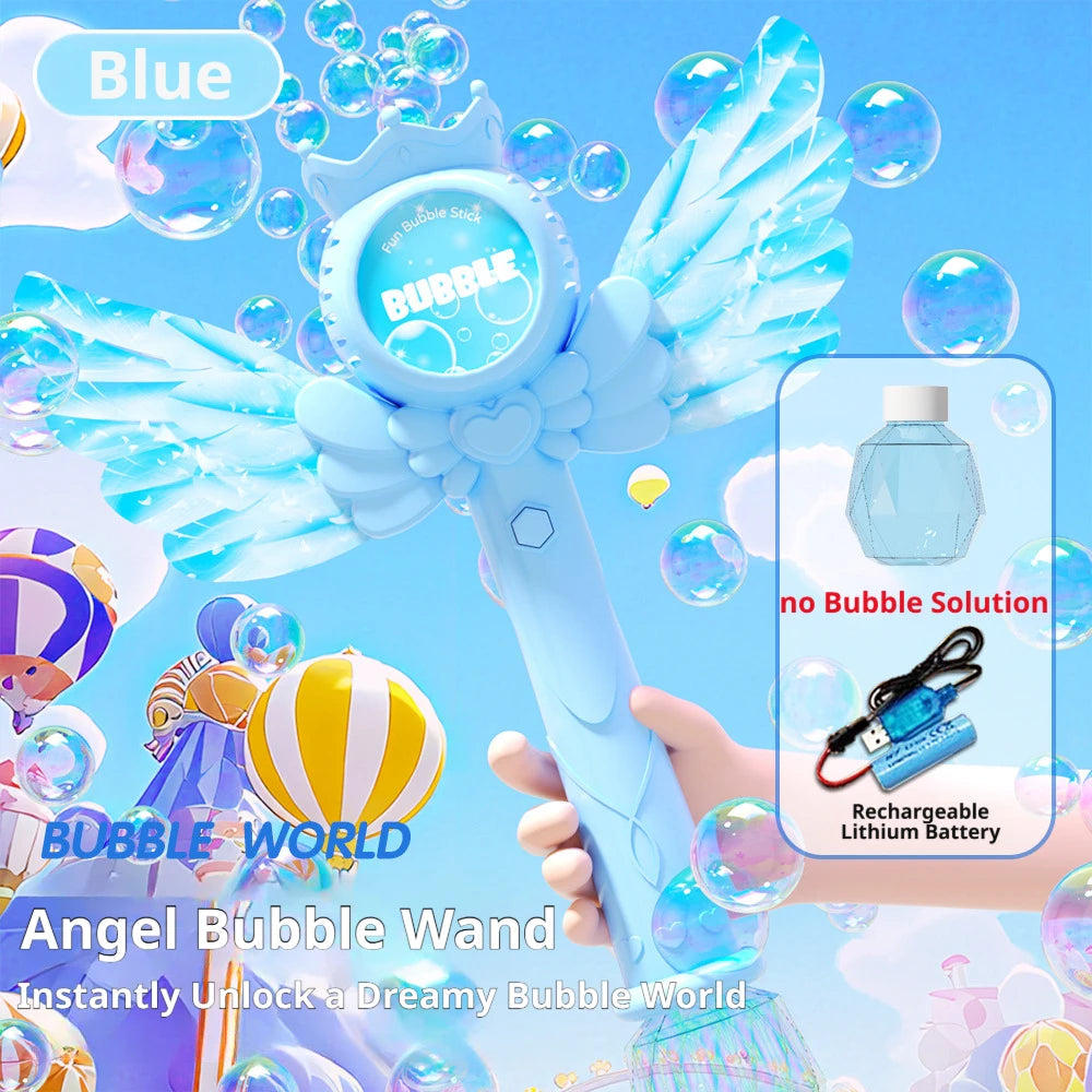 Light-Up Bubble Blaster Wand for Outdoor Fun - Toki Toy Box