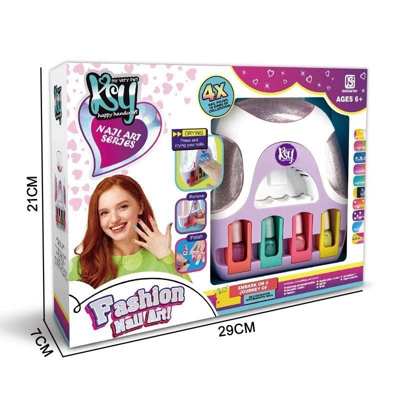 Kids Nail Art Machine – DIY Creative Salon Kit – Packaging | Toki Toy Box