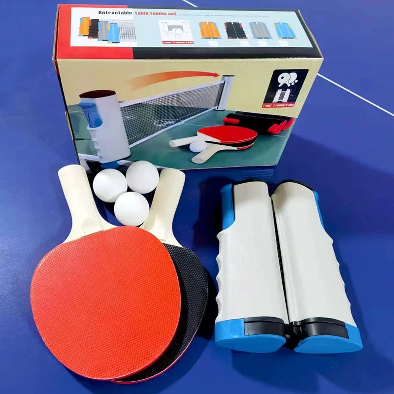 Portable Stretchable Table Tennis Net Set for Family Play