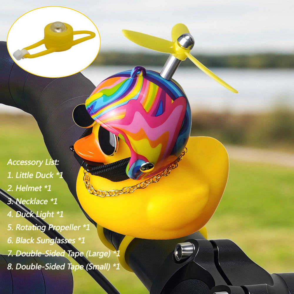 Duck Bike Bell Light – Cute Handlebar Toy for Kids – View 12 | Toki Toy Box