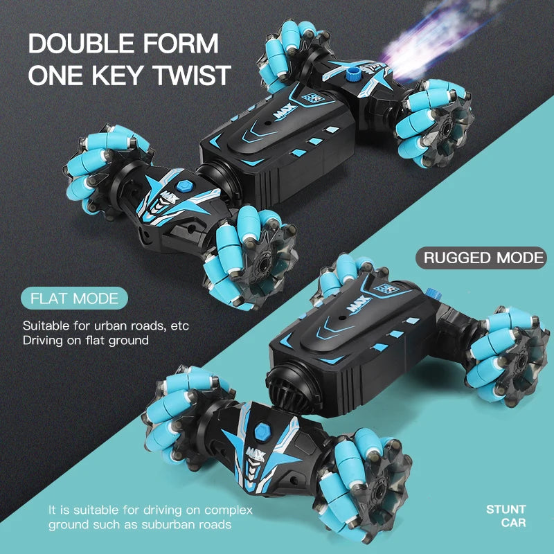 Gesture Control Stunt RC Car with LED Effects