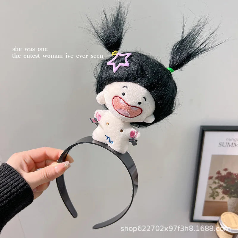 Cute Capy Plush Headband for Fun Hair Styling