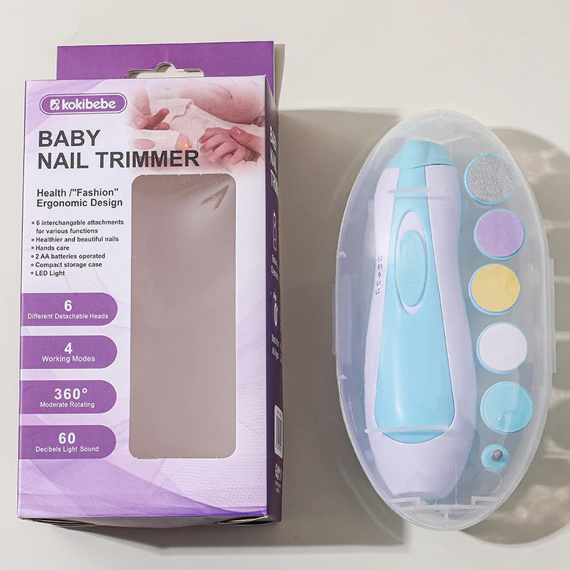 Electric Baby Nail Trimmer Kit for Safe Grooming