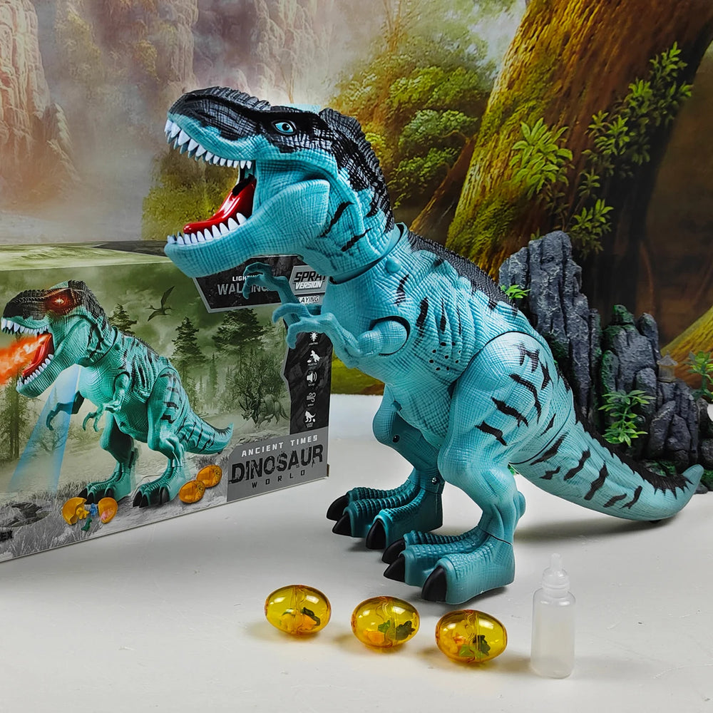 Walking Spray Dinosaur Robot Toy – Lights & Sounds – Features | Toki Toy Box