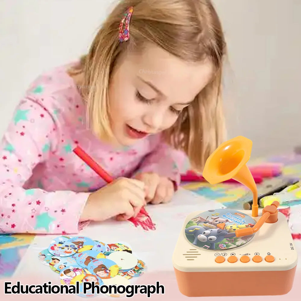 Story Music Player with 93 Cards – Kids Learning Fun
