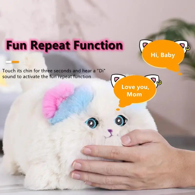 Interactive Talking Plush Pet – Cuddly Companion Toy