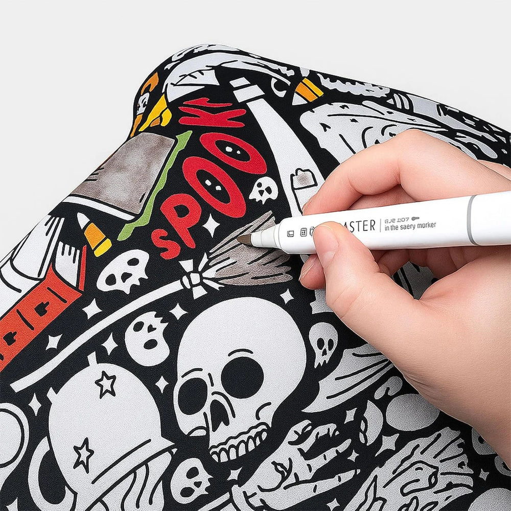 Color Your Own Blanket – Creative Fuzzy Art Kit – Side View | Toki Toy Box