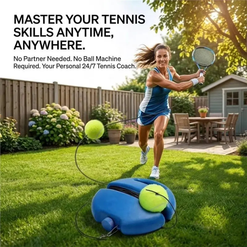 Solo Tennis Trainer Rebound Set for All Skill Levels