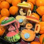 Funny Fruit & Veggie Plush Toys – Pull String Rotating Design