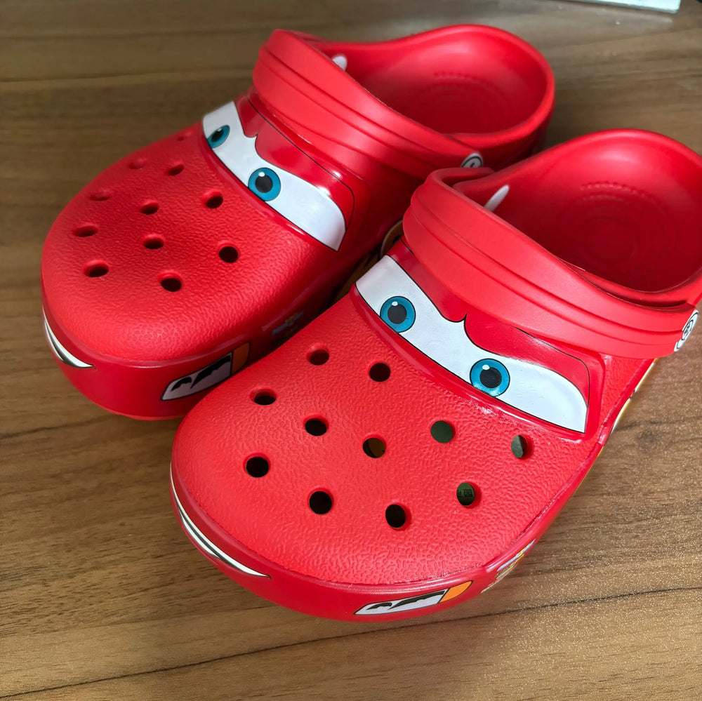 Light-Up Racing Car Clogs – Comfortable Kids Sandals - Toki Toy Box