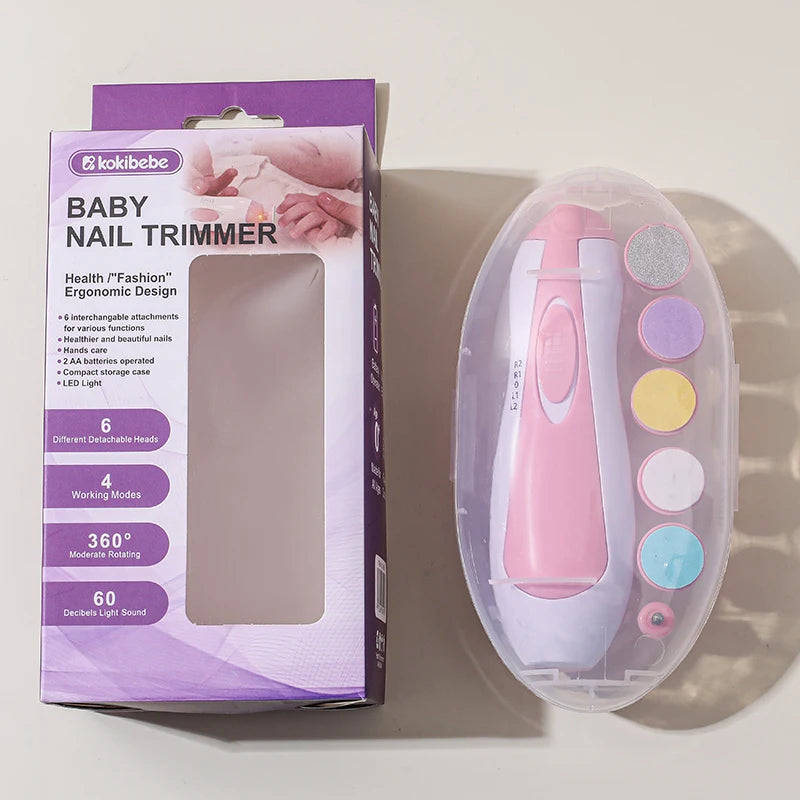 Electric Baby Nail Trimmer Kit for Safe Grooming