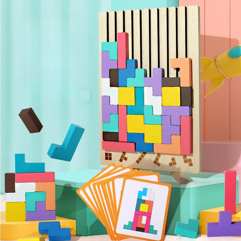 Wooden Puzzle – Kid Solving Puzzle | Toki Toy Box