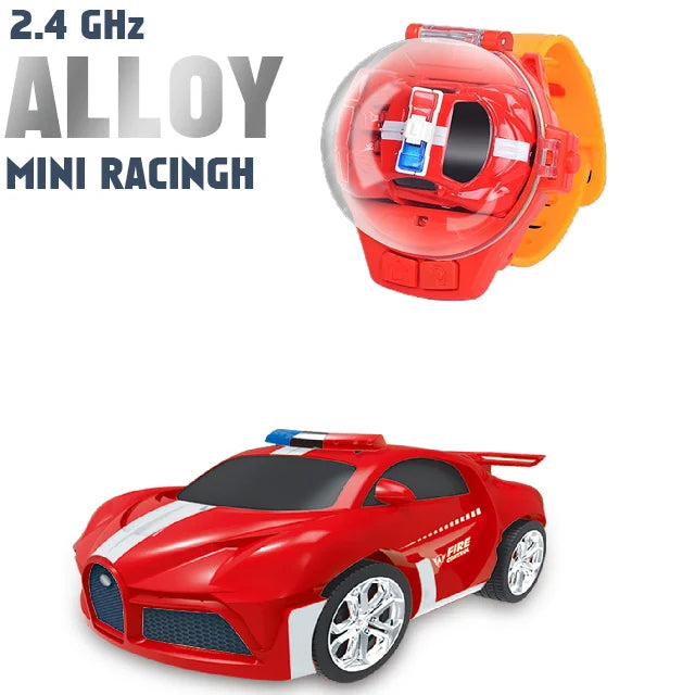 Mini RC Watch Car for Kids | USB Racing Toy - Toki Toy Box