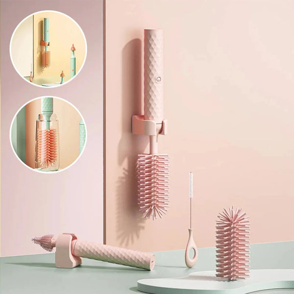 Electric Bottle Brush Set – 360° Deep Clean Helper