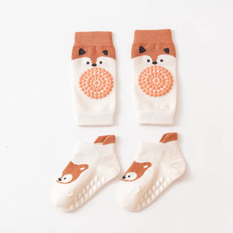 Baby Crawling Knee Pads with Anti-Slip Grip