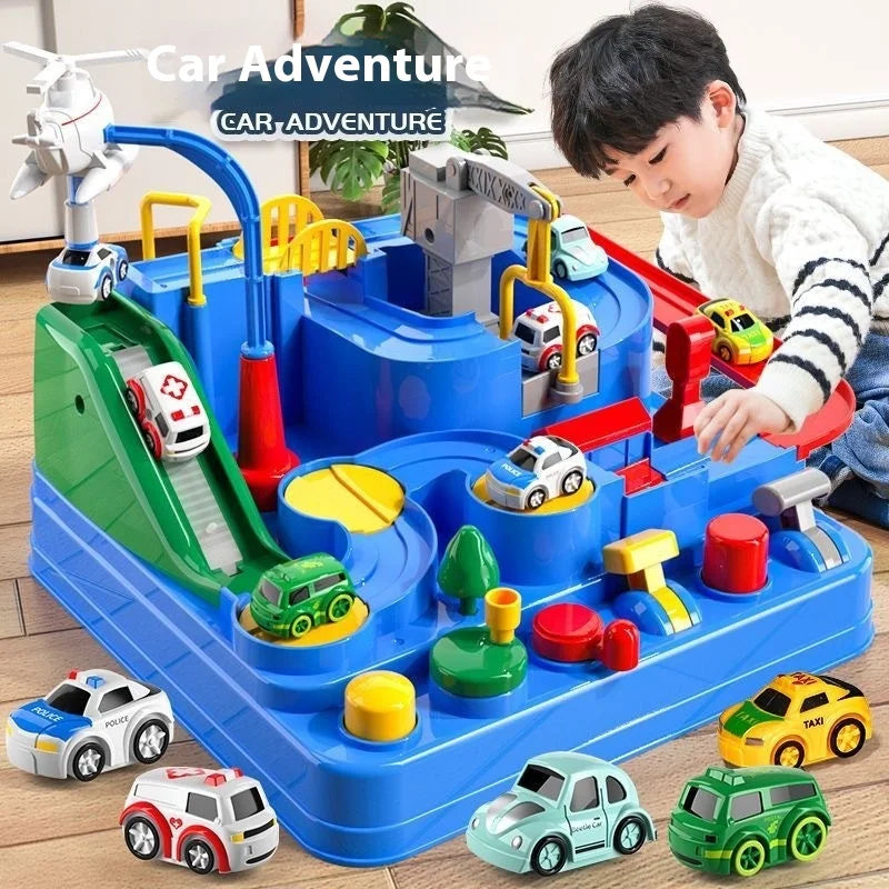 Adventure Rail Car Challenge – Brain Boosting Fun