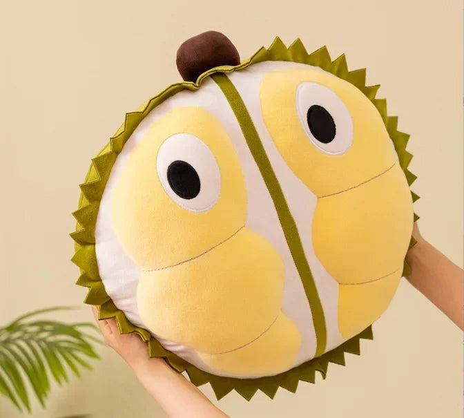 Creative Detachable Durian Plush Toy – Soft, Cute Peeling Fruit Pillow Doll