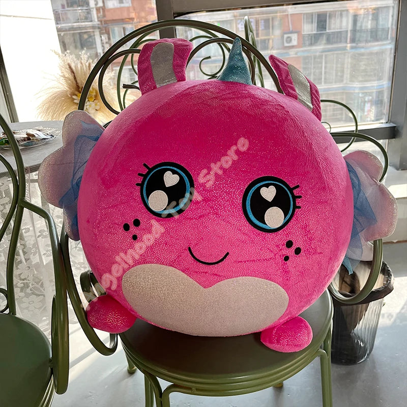 Mega Surprise Plush Ball – Shiny Purple Pup for Kids – Size Reference | Toki Toy Box